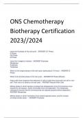 Exam &lpar;elaborations&rpar; Ons chemo 