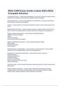 WGU C909 Exam Guide (Latest 2023-2024) Complete Solution.