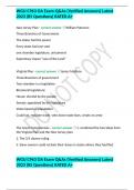 WGU C963 OA Exam Q&As &lpar;Verified Answers&rpar; Latest 2023 &lpar;85 Questions&rpar; RATED A&plus;