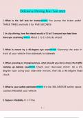 Defensive Driving Post Test&period; questions verified with 100&percnt; correct answers