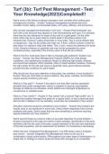 Turf &lpar;3b&rpar;&colon; Turf Pest Management - Test Your Knowledge&lpar;2023&rpar;Completed&excl;&excl;