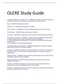 Exam &lpar;elaborations&rpar; OLERE Study  