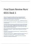 Exam &lpar;elaborations&rpar; Nurs 6531 Deck 1 