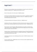 legal test 1
