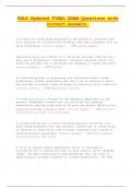 PALS Updated FINAL EXAM Questions with Correct Answers&period;