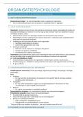 Complete Samenvatting Organisatiepsychologie &lpar;2023&rpar;