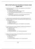 LEED v4 GA Practice Exam Questions & Answers Latest Update 2023