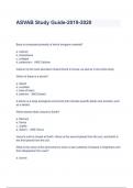ASVAB Study Guide-Questions & Answers 2023 &lpar; A&plus; GRADED 100&percnt; VERIFIED&rpar;