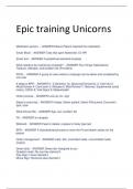 Exam &lpar;elaborations&rpar; EPIC TRAINING 