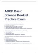 Exam &lpar;elaborations&rpar; ABCP Basic  Science 
