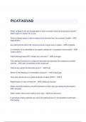 PICAT&sol;ASVAB Questions & Answers 2023 &lpar; A&plus; GRADED 100&percnt; VERIFIED&rpar;