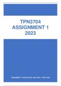 TPN3704 ASSIGNMENT 1 2023