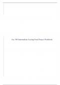 Acc 308 Intermediate Accting Final Project Workbook