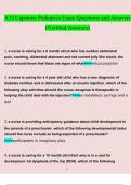  ATI Capstone Care Of Children
