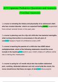ATI Capstone Pediatrics&period;docx