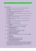 Portage Learning NURSING BS 231 PATHOPHYSIOLOGY EXAM 5.docx questions verified with 100% correct answers