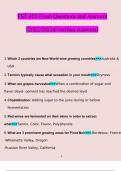 FST 422- Exam&period;docx  Questions and Answers 2023 &lpar;Verified Answers&rpar;