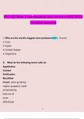 FST 422 Wine Exam&period;docx Questions and Answers 2023 &lpar;Verified Answers&rpar;