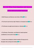 FST 422 - Wine&period;docx  Questions and Answers 2023 &lpar;Verified Answers&rpar;
