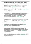 PA Notary Practice Test 1 &lpar;Q&As&rpar; Best Graded A&plus; 2023