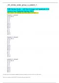 NIH Stroke Scale &ndash; All Test Groups A-F &lpar;patients 1-6&rpar; Answer key Updated Spring 2023&period;
