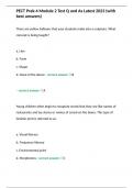 PECT Prek-4 Module 2 Test Q and As Latest 2023 &lpar;with best answers&rpar;