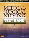 Test Bank: Medical Surgical Nursing Patient Centered Collaborative Care 7th Edition Ignatavicius