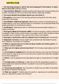 AHS final exam 2023 questions and answers