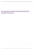 ATI Comprehensive BIOS 256 FINAL EXAM STUDY {90+ Questions and Answers} 