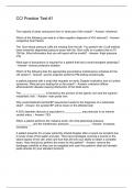CCI Practice Test &num;1