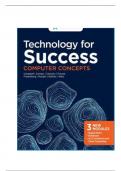 TEST BANK FOR TECHNOLOGY FOR SUCCESS: COMPUTER CONCEPTS, 1ST EDITION, JENNIFER T. CAMPBELL, MARK CIAMPA, BARBARACLEMENS, STEVEN M. FREUND, MARK FRYDENBERG, RALPH HOOPER, LISA RUFFOLO, ISBN-10: 0357641019, ISBN-13: 9780357641019