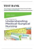 Test Bank for Davis Advantage for Understanding Medical-Surgical Nursing, 7th Edition by Linda S. Williams