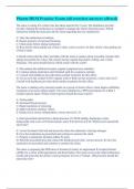 Pharm HESI Practice Exam &lpar;all errorless answers offered&rpar;