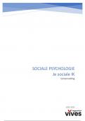 Samenvatting sociale psychologie - Je sociale Ik