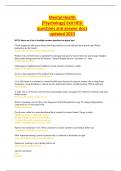 Mental Health &lpar;Psychology&rpar; Exit HESI questions and answer docs updated 2023