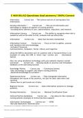 C 468 OA&sol;62 Questions And answers&sol; 100&percnt; Correct Latest test