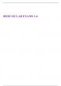 BIOD 102 LAB EXAMS 1-6