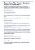 Board Exam PTA - Practice Questions Already Graded To Pass&excl;&excl;
