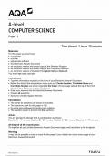 AQA A LEVEL COMPUTER SCIENCE PAPER 1 JUNE 2022 &lpar;7517&sol;1&rpar;