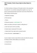 PECT Module 2 PreK-4 Exam &lpar;Qs& As&rpar; Best Rated A&plus; 2023&period;