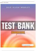 TESTBANK FOR INTRODUCTION TO CRITICAL CARE NURSING 7TH EDITION 
