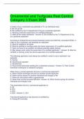 Ornamental and Turfgrass Pest Control Category 3 Exam 2023