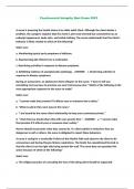 Psychosocial Integrity Quiz Exam 2023
