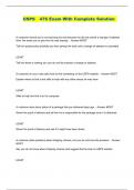 USPS  476 Exam With Complete Solution 