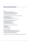 CNA Final Exam Review Questions & Answers 2023 ( A+ GRADED 100% VERIFIED)