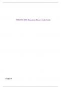 NURSING 2058 Dimensions Exam 2 Study Guide   