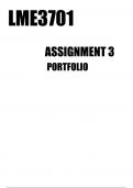 LME3701 Assignment 3 portfolio 2023