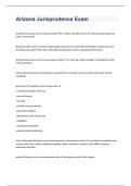 Arizona Jurisprudence Exam 2023 with 100&percnt; correct answers