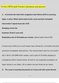 Evolve HESI peds Practice  Exam Questions and Answers &lpar;2022&sol;2023&rpar; &lpar;Verified Answers&rpar;