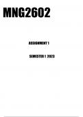 MNG2602 Assignment 1 Semester 1 2023